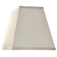 Ivory Colored Shade, Tapered Square Shape Item:ILFSPAR.221.A